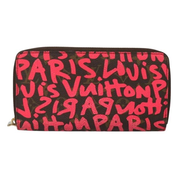 LOUIS VUITTON Monogram Graffiti Zippy Wallet Pink - Picture 2 of 16
